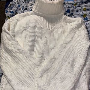 Nice white turtle neck sweater